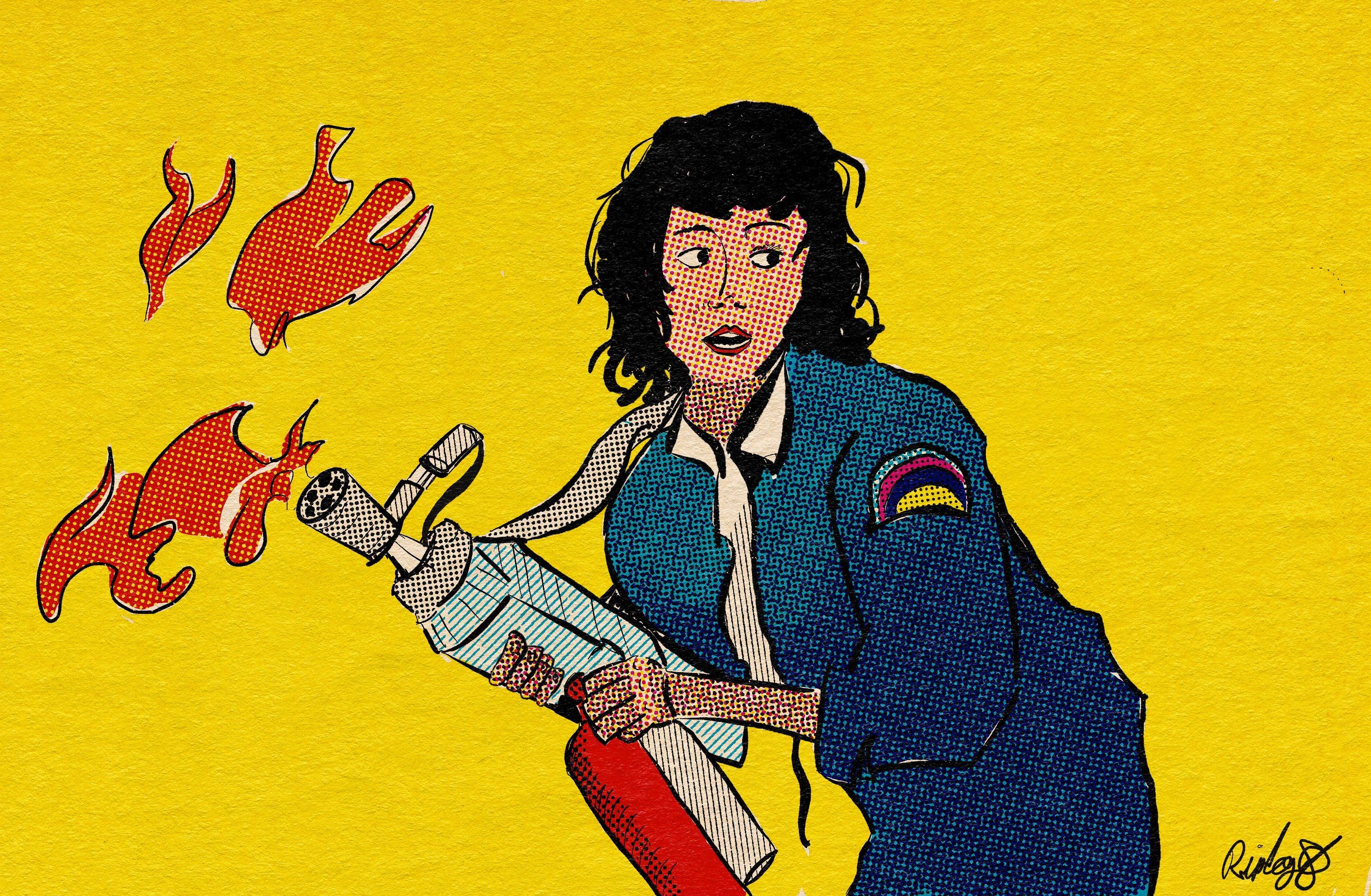 Ellen Ripley artwork by RaspberryRipley