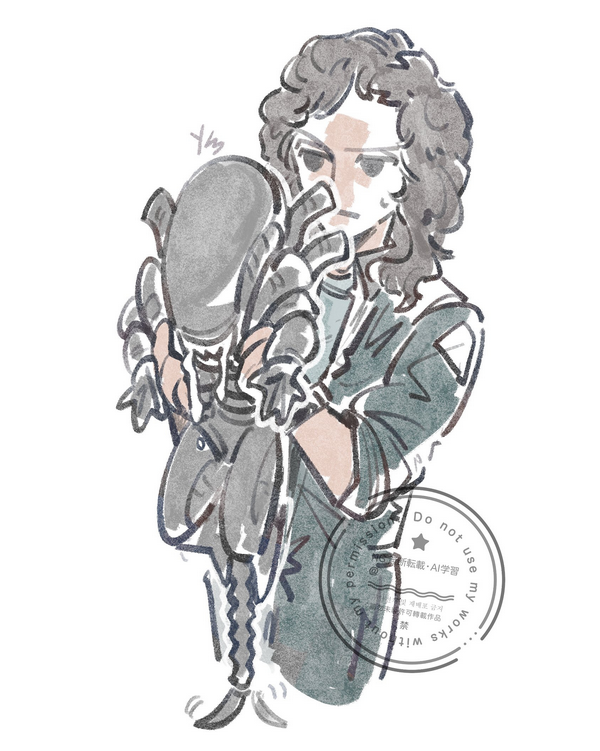 Ellen Ripley artwork by YM