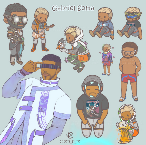 Gabriel Soma artwork by tori si ro