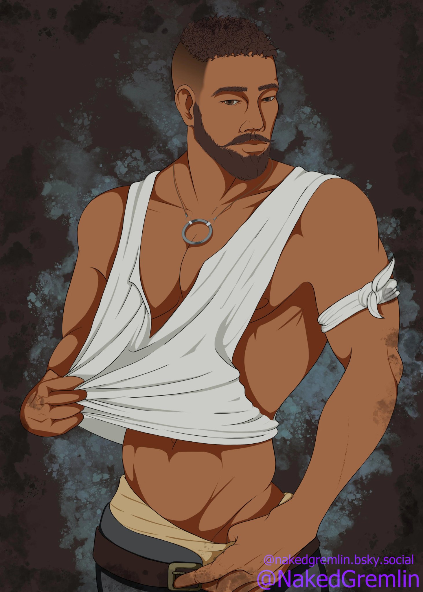 Gabriel Soma artwork by NakedGremlin