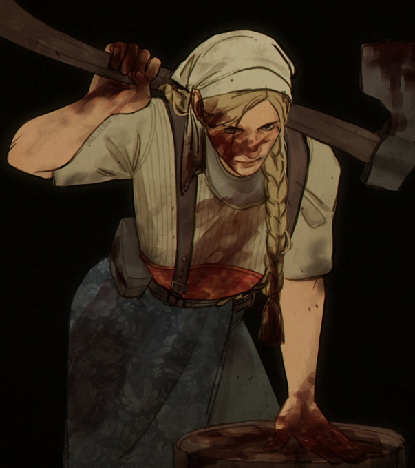 Huntress artwork by Vivi