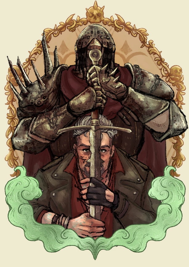 Knight artwork by RAZZ