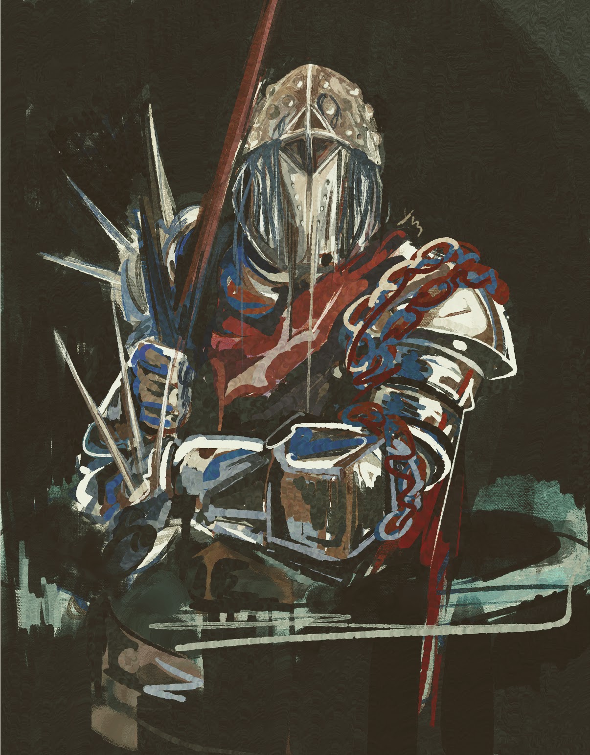 Knight artwork by YM