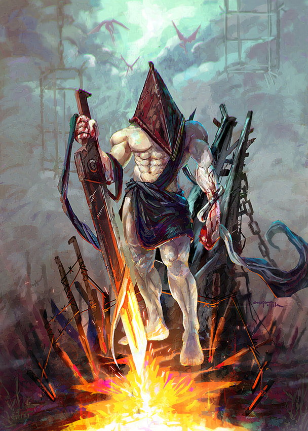 Pyramid Head artwork by Enigma