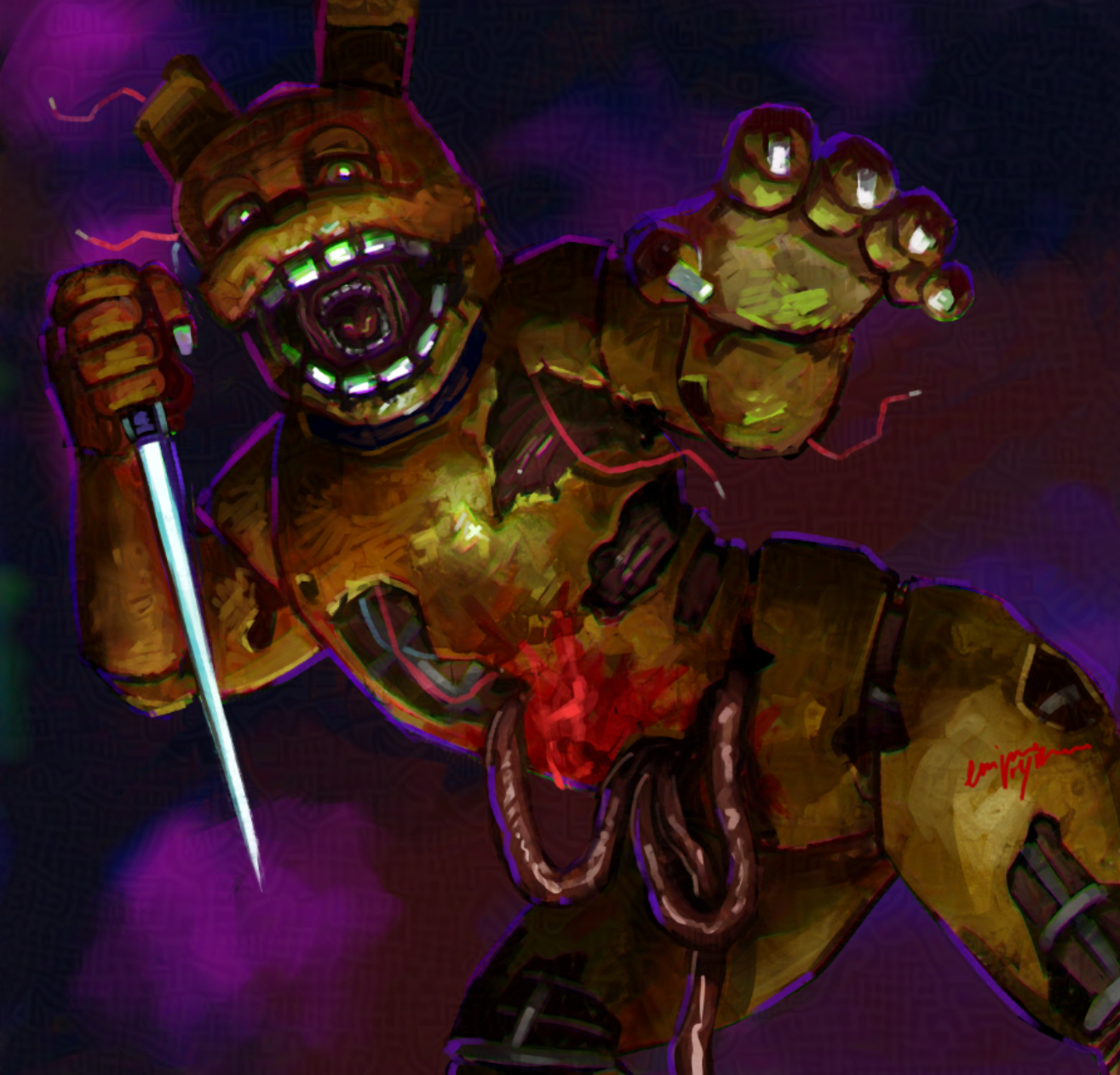 Springtrap artwork by Enigma