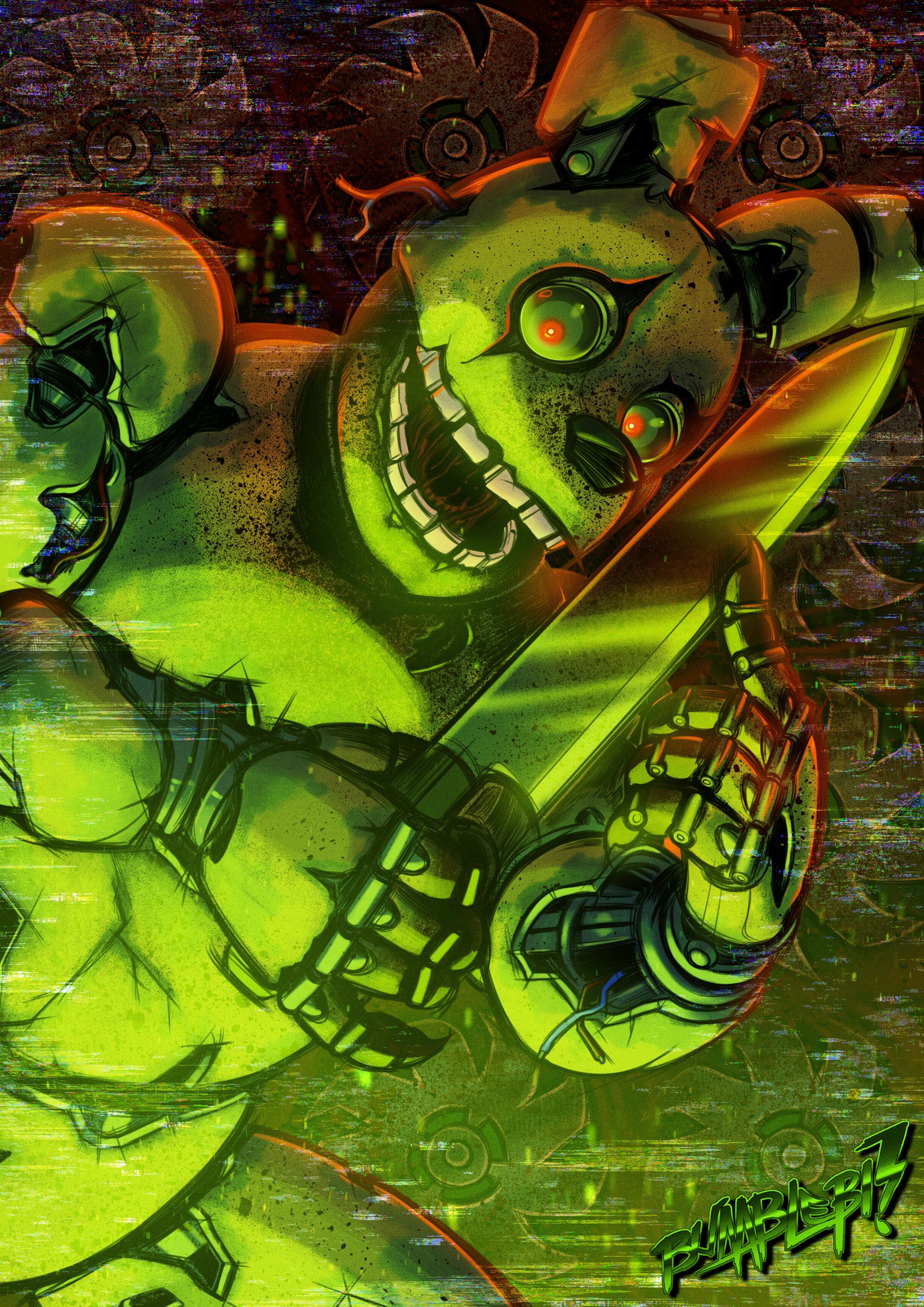 Springtrap artwork by BUMBLEBI