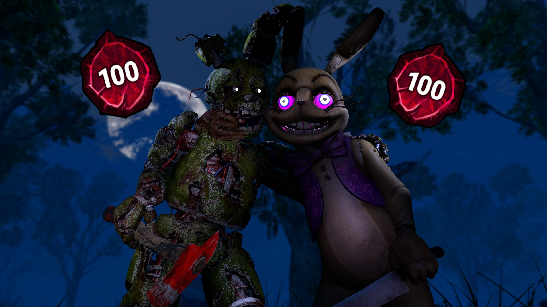 Springtrap artwork by Rabbit