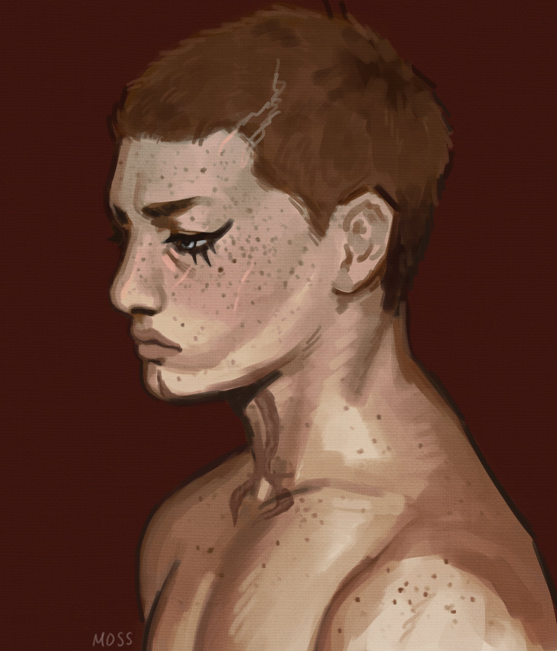 Taurie Cain artwork by Moss