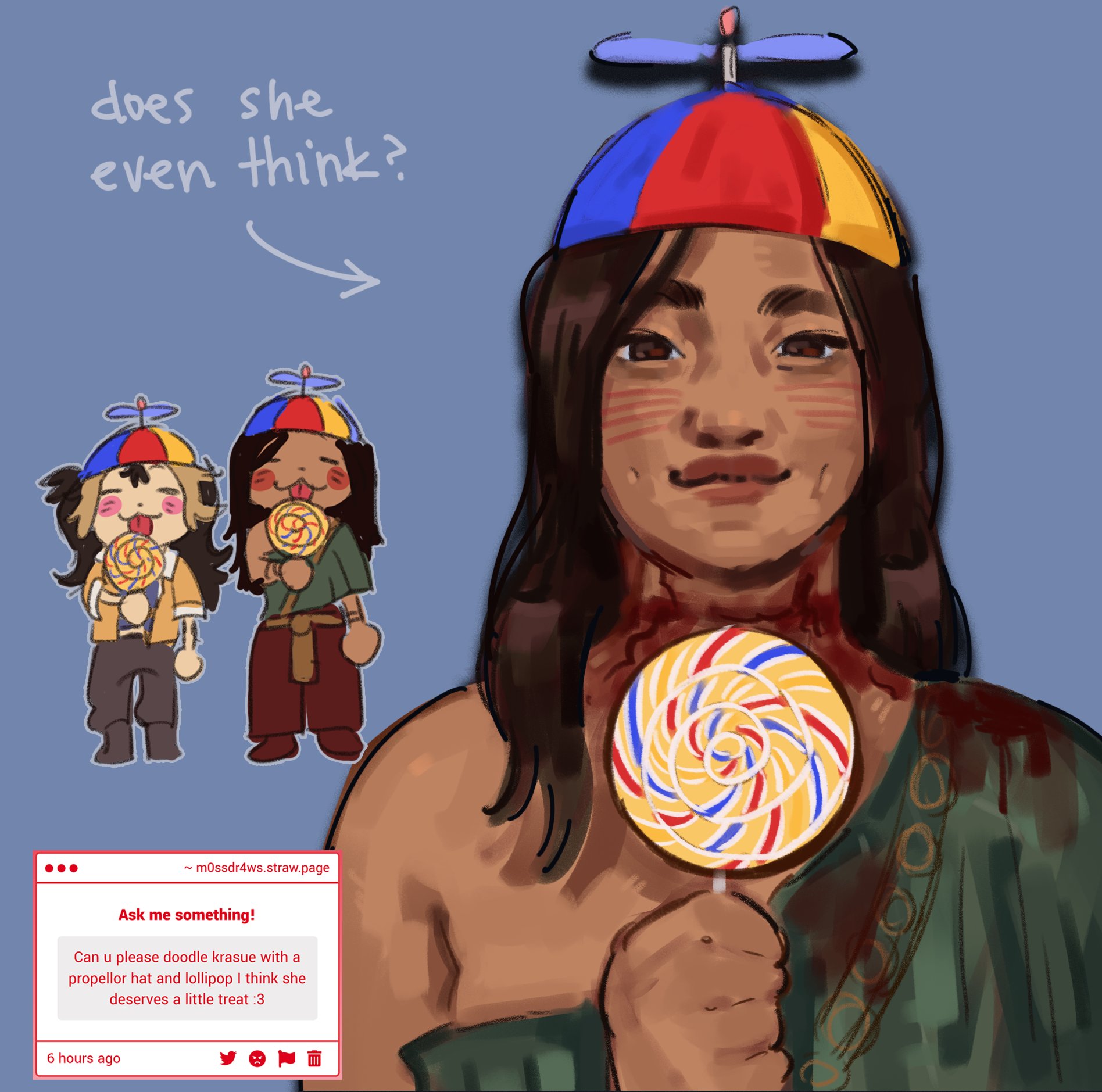 Krasue artwork by Moss