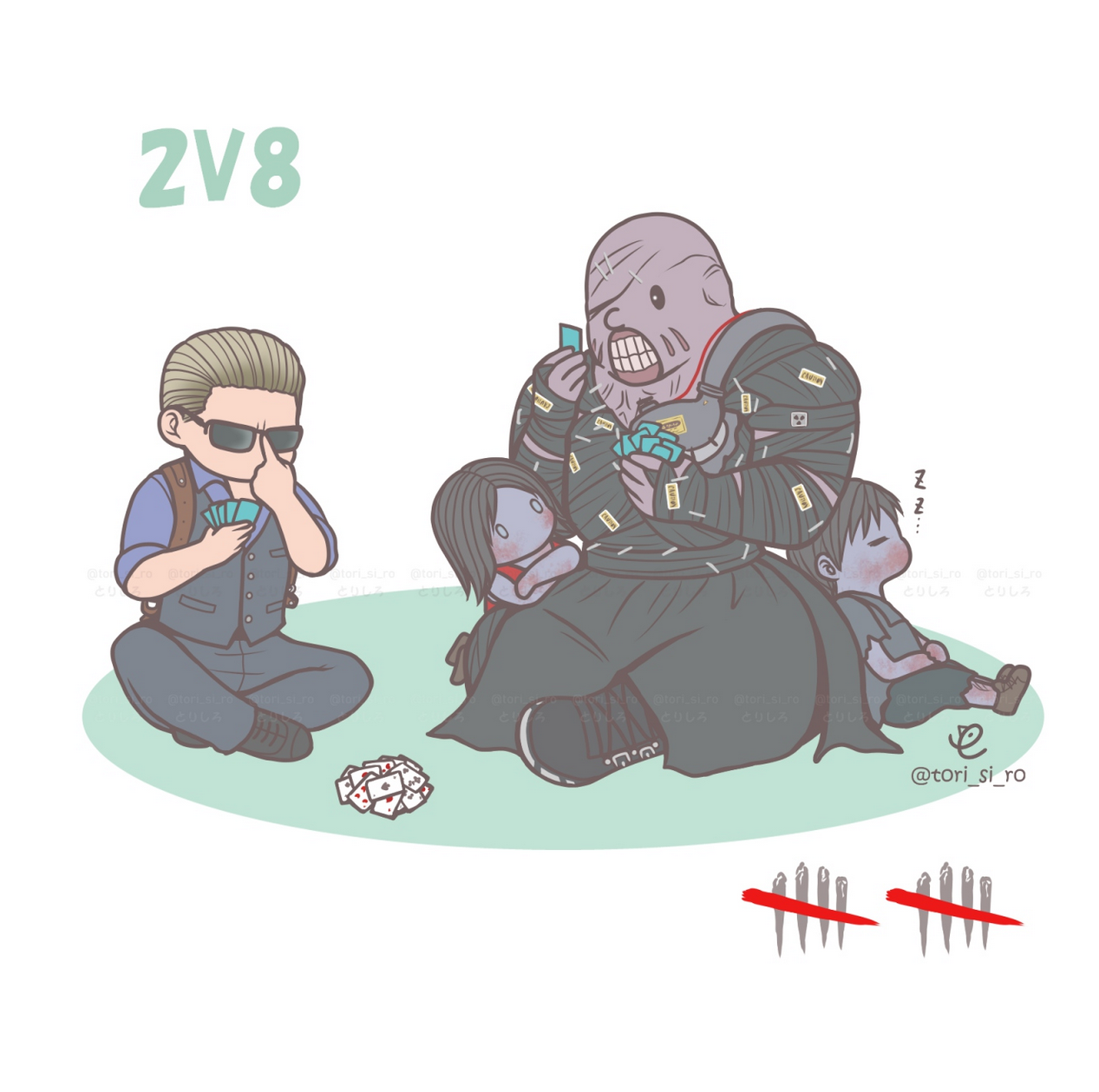 Wesker artwork by tori si ro