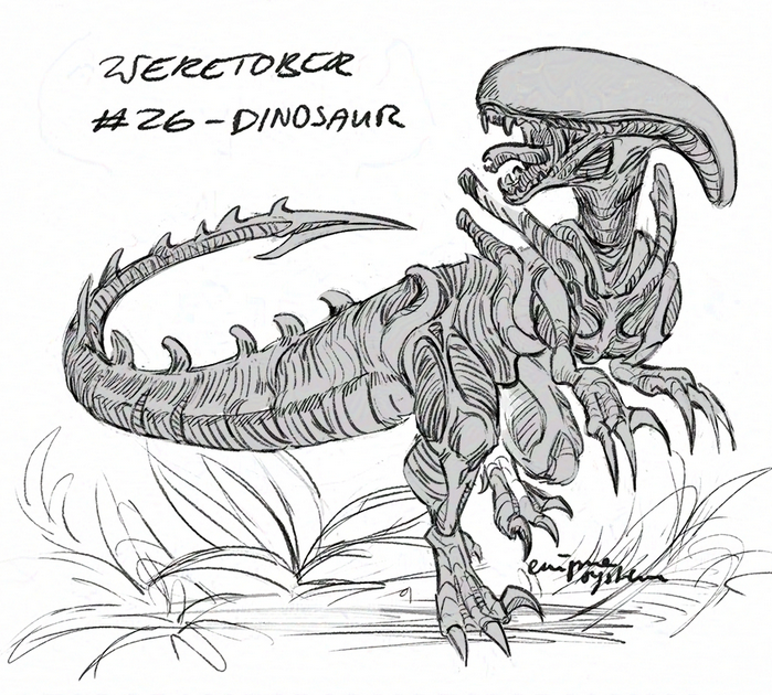 Xenomorph artwork by Enigma