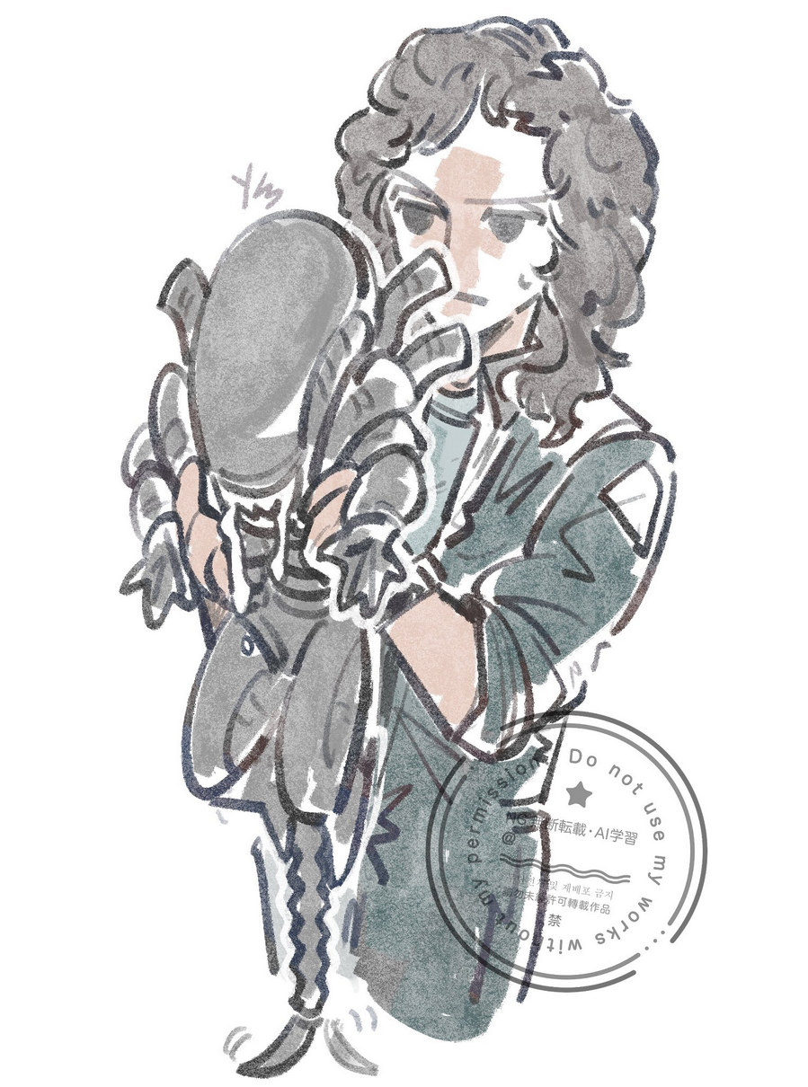 Xenomorph artwork by YM