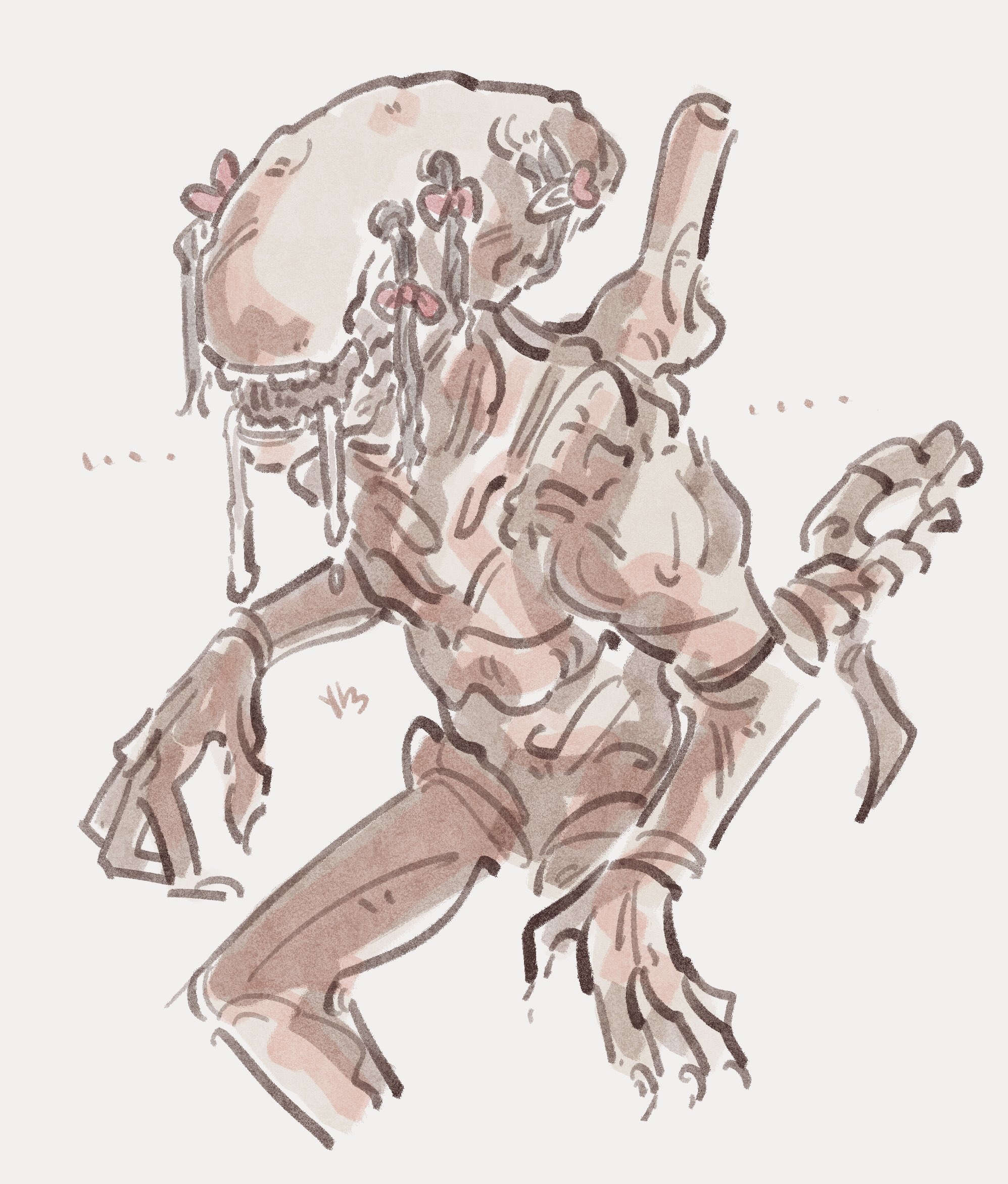 Xenomorph artwork by YM