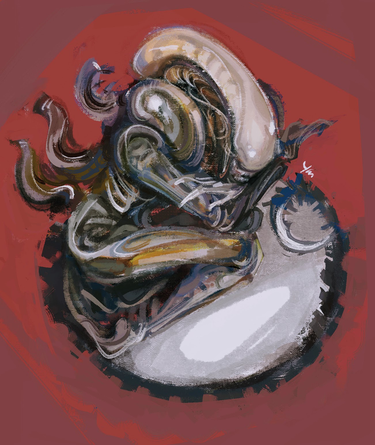 Xenomorph artwork by YM